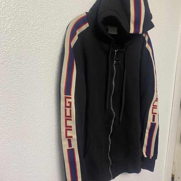 Black And Red Gucci Hoodie Sz M - Picture 4 of 9